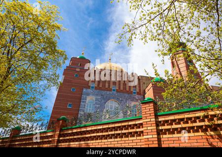 Samara Cathedral Mosque is one of the largest mosques in Russia Stock Photo