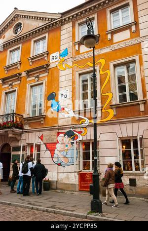 WARSAW, POLAND - NOVEMBER 10: Birth house of Marie Sklodowska Curie, the scientist who discover polonium and radium. Taken on November 10, 2014 Stock Photo