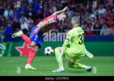 Aimant Collector Match Atlético Madrid Vs Lille LOSC - Saison 2024-2025 (5,6 Cm, France)