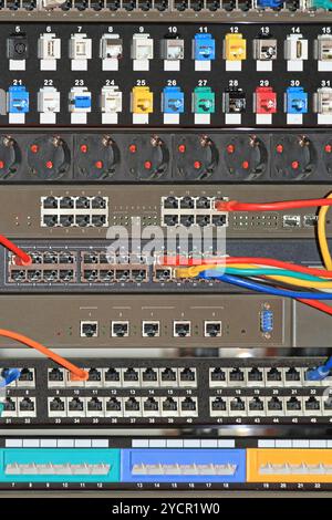 Network Switch Stock Photo
