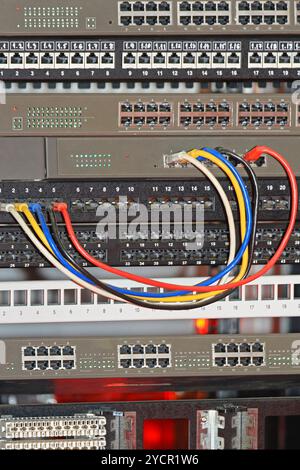 Network Hub Stock Photo