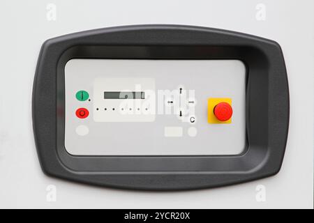 Machine Control Panel Stock Photo