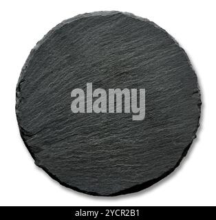 Round slate stand Stock Photo