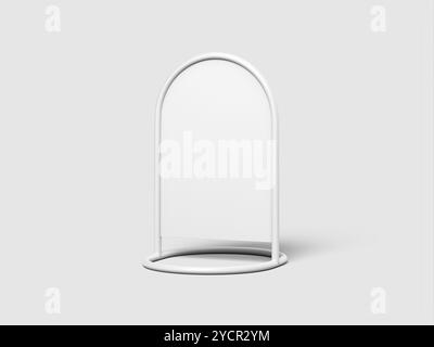 Rounded Sign Mockup Stock Photo