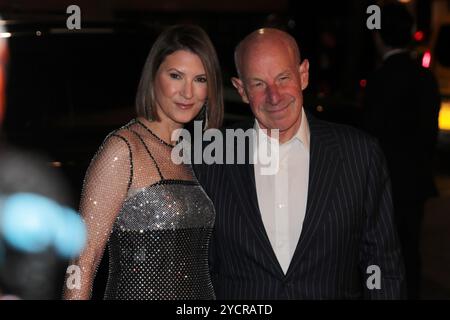 NEW YORK, NEW YORK - OCTOBER 23: Jonathan Tisch and Lizzie Rudnick attend the Museum Of Modern Art's 16th Annual Film Benefit on October 23, 2024, in New York City. (Photo by Giada Papini Rampelotto/EuropaNewswire) Stock Photo