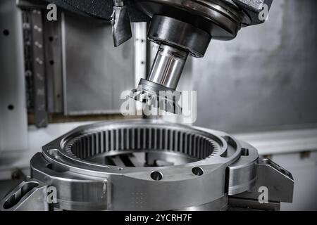 Metalworking CNC milling machine. Stock Photo