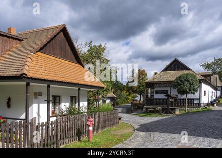 Holloko, Hungary, 3 October, 2022: view of the historic village center of Holloko, Europe Stock Photo