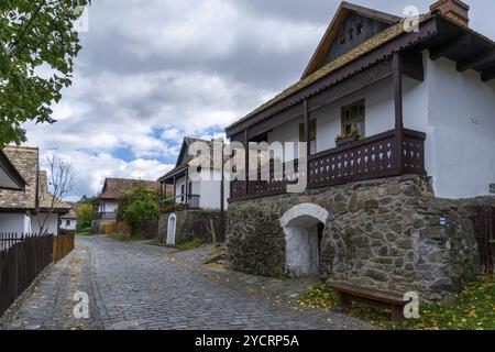 Holloko, Hungary, 3 October, 2022: view of the historic village center of Holloko, Europe Stock Photo