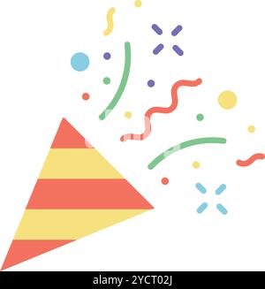 Celebration icon vector image. Suitable for mobile application web application and print media. Stock Vector