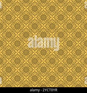Portuguese tiles pattern. Azulejos seamless pattern vector. batik vector Stock Vector