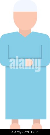 Salah icon vector image. Suitable for mobile application web application and print media. Stock Vector