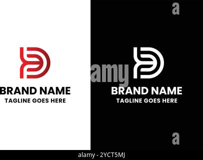 Creative D Letter Logo Stock Vector