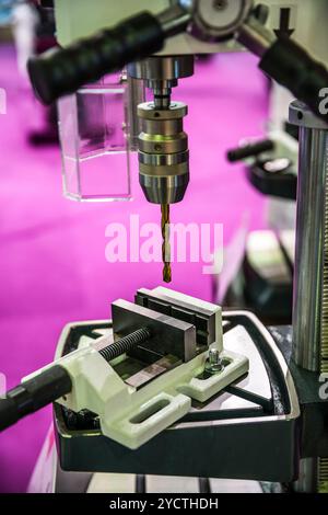 Metalworking CNC milling machine. Stock Photo