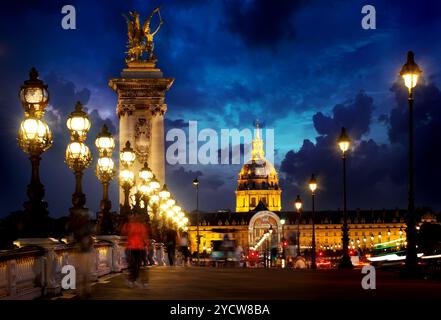 Landmarks of Paris Stock Photo