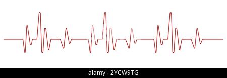Pulse rate Line while dead on green chart background of monitor ...