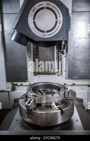 Metalworking CNC milling machine. Stock Photo