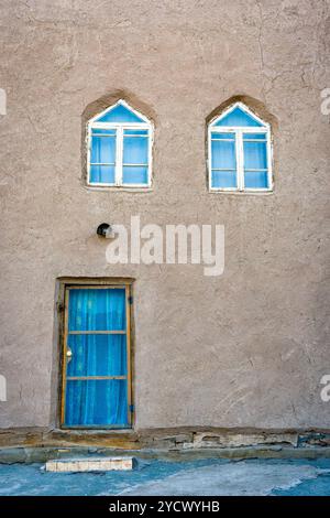 Mud house in Khiva downtown Stock Photo