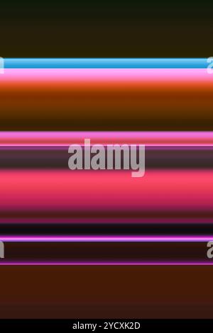 Abstract colorful blurred horizontal lines background with a smooth gradient effect. Stock Photo