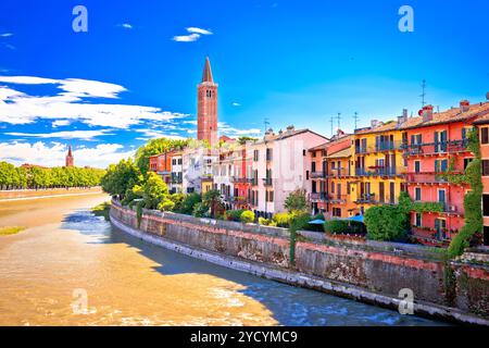 City of Verona Adige riverfront view Stock Photo - Alamy