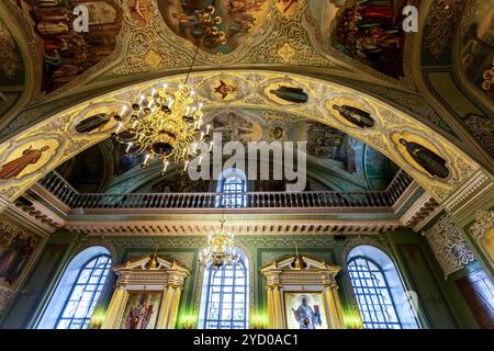 Interior of the Annunciation Cathedral of the Kazan Kremlin Stock Photo