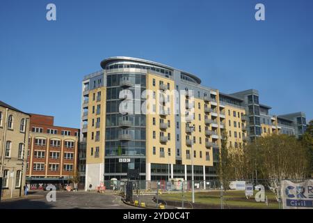 The BBC building in Queen's Gardens, home to BBC Look North and Radio Humberside. Stock Photo