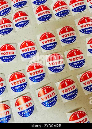 I Voted Today Stickers Stock Photo