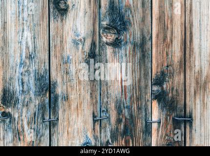 Wooden boards with natural patterns as background Stock Photo