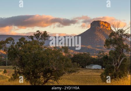 Sunset views to Pantoneys Crown Stock Photo