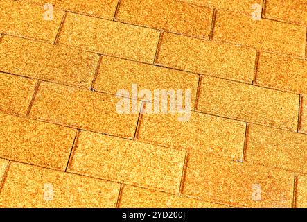 Ceramic paving stones as background texture Stock Photo