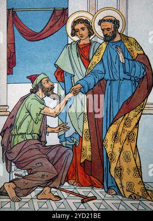 Saint Peter and Saint John Healing the Cripple at the Gate of the ...