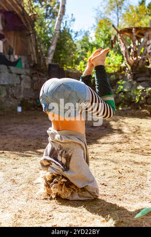 Fusion of cultural and modern music event Stock Photo