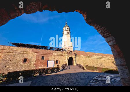 Belgrade. Kalemegdan old town gate and tower view Stock Photo