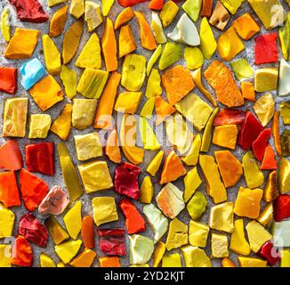 Colorful mosaic texture as creative background Stock Photo