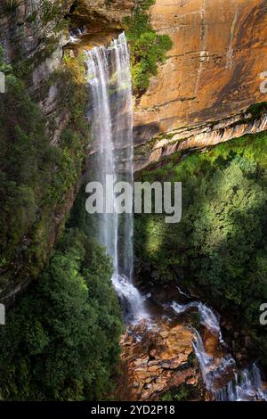 Katoomba Falls in Blue Mountains Australia Stock Photo
