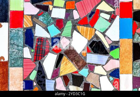 Abstract mosaic grunge background of broken tiles Stock Photo