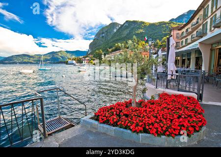 Town of Menaggio on Como lake waterfront view Stock Photo