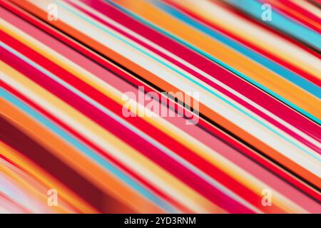 sweet pink shade colors tone stripe line cross pattern abstract for background Stock Photo