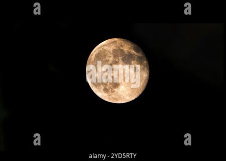 Hunters Moon in October 2024 Stock Photo