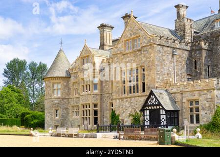 Beaulieu Palace House home of The Lord Montagu of Beaulieu in Beaulieu Village New Forest Hampshire England UK GB Europe Stock Photo