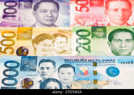 Philippine peso a business background Stock Photo