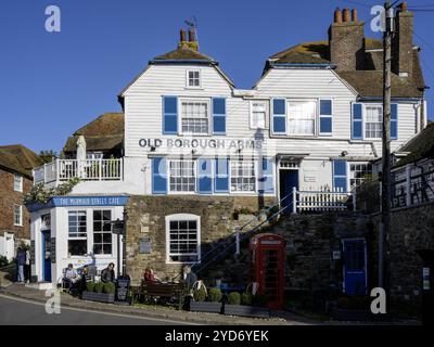 Old Borough Arms public house, The Strand, Rye, East Sussex, England, UK Stock Photo