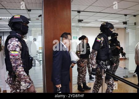 METASTASIS CASE Quito, Friday, October 25, 2024 Installation of the Trial Hearing of the Metastasis Case, at the National Court of Justice Photos API Rolando Enriquez Quito Pichincha Ecuador CLJ METASTASIS CASE 3b7d3e42c388d31ba0949957f283338d Copyright: xROLANDOxENRIQUEZx Stock Photo