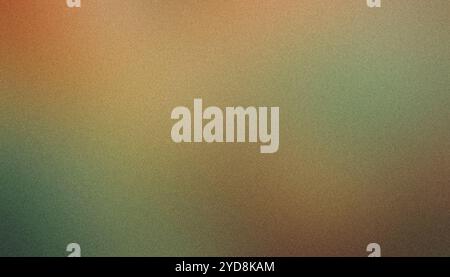 Grainy gradient background blending green orange and brown, perfect for a digital design project Stock Photo