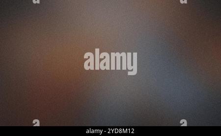 Textured background with grainy gradient shifting from blue to brown Stock Photo