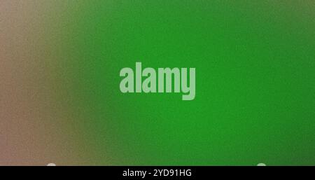 Green and beige gradient background with a grainy texture Stock Photo