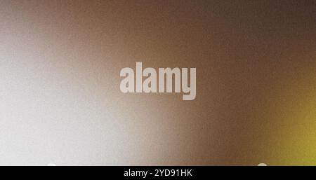 Abstract grainy texture gradient background fading from white to brown and yellow Stock Photo