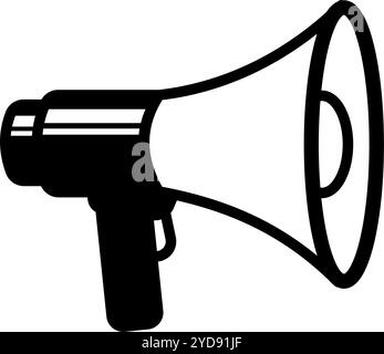 megaphone laudseaker - simple vector icon  Stock Vector