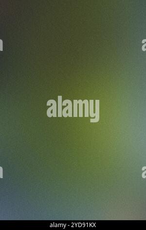 Green and brown gradient background featuring a subtle grainy texture Stock Photo