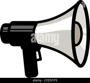 megaphone laudseaker - simple vector icon  Stock Vector