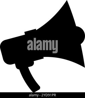 megaphone laudseaker - simple vector icon  Stock Vector